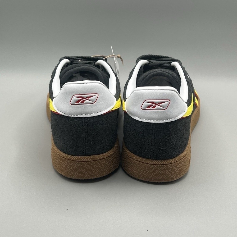 Reebok Classic Club C Grounds UK Gray Yellow Suede Retro - Men's Size 10 NEW - Picture 4 of 8